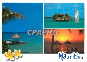 Postcard Modern Colors Mauritius Island