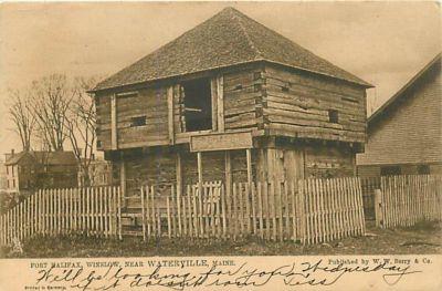 ME-WINSLOW-FORT HALIFAX-TUCK-MAILED 1906-EARLY-T65343