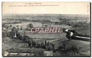 Old Postcard Tarn et Garonne The Plain of Valencia & # 39Agen taken hillsides...
