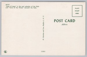 Niagara Falls New York~Rock of Ages~Cave of the Winds~Vintage Postcard