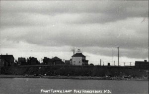 Point Turner NS Nova Scotia Lighthouse Real Photo Postcard