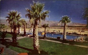 Borrego Springs CA Hoberg's Desert Resort Swimming Pool Vintage Postcard