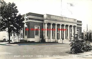 IA, Spencer, Iowa, RPPC, Post Office Building, Entrance View, Photo No 5777