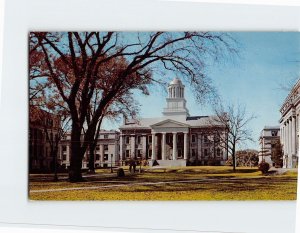 Postcard Old Capitol, The Pentacrest, State University, Iowa City, Iowa