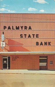 Palmyra, MO Missouri   PALMYRA STATE BANK  Marion County VINTAGE Chrome Postcard