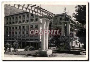 Old Postcard birdes les Bains (Savole) The Hotel des Thermes and I Entree Park