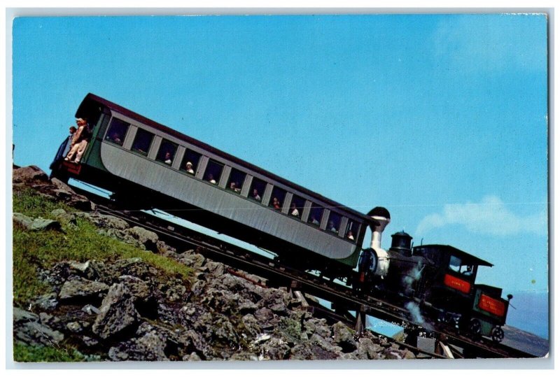 World First Cog Railway White Mountains Mt. Washington New Hampshire NH Postcard