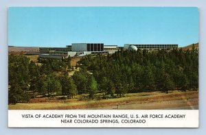Panorama US Air Force Academy Colorado Springs CO UNP Chrome Postcard P6