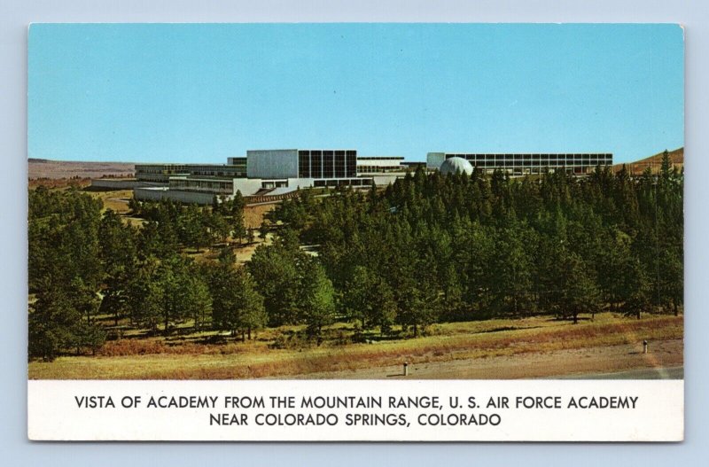 Panorama US Air Force Academy Colorado Springs CO UNP Chrome Postcard P6