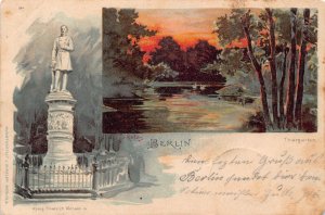 L482 Germany Gruss aus Berlin 1900 litho vintage postcard