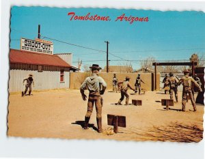 Postcard Shoot-Out At O.K. Corral, Tombstone, Arizona