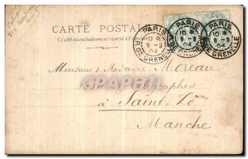 Old Postcard Paris Musee De Cluny