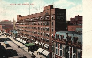 Vintage Postcard 1910 Colonial Hotel Cleveland Ohio Cleveland News Company OH