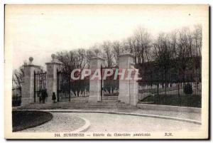 Old Postcard Suresnes American Cemetery of Entree