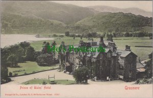 Cumbria Postcard - Grasmere, Prince of Wales Hotel   RS35857