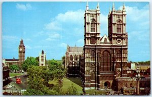 M-98024 Westminster Abbey and Big Ben London England