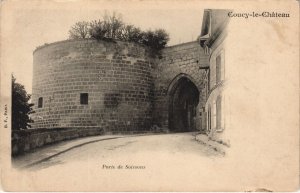 CPA COUCY-le-CHATEAU Porte de soissons (156974)