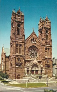 USA Cathedral of the Madeleine Salt Lake City Utah Chrome Postcard 03.58