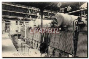 Old Postcard Automobile Factory Michelin Clermont Ferrand A group of generators