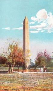 Obelisk Heliopolis Egypt Temple Early Egyptian Postcard
