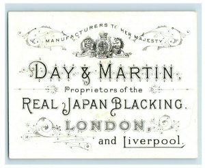 1880's Lot of 5 Day & Martin Real Japan Blacking Victorian Trade Cards P36 