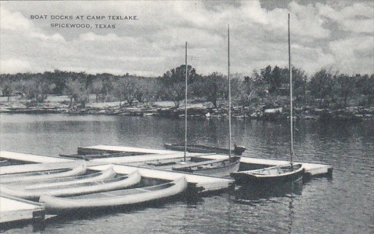 Boat Docks At Camp Texlake Spicewood Texas Artvue