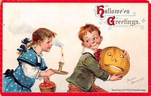 Artist Frances Brundage Halloween