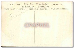 Old Postcard Tunisia Bizerte Barracks Army Zouaves