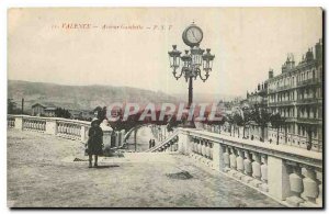 Old postcard Valencia Avenue Gambetta