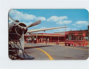 Postcard A view from the taxiway, The New Castle County Airport, New Castle, DE