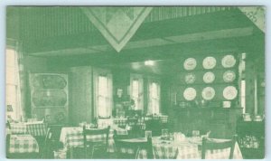 CHEVY CHASE, Maryland MD ~ Interior BROOK FARM RESTAURANT Roadside  Postcard