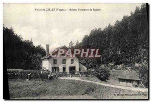 Old Postcard Vallee These Vosges forestry house Colchot