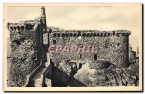 Old Postcard Ile D & # 39Yeu Le Vieux Chateau