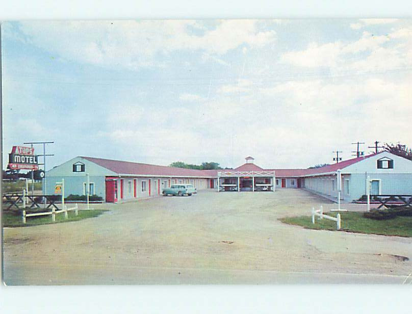 Unused Pre-1980 OLD CARS & TOPS MOTEL Topeka Kansas KS M0153 | United