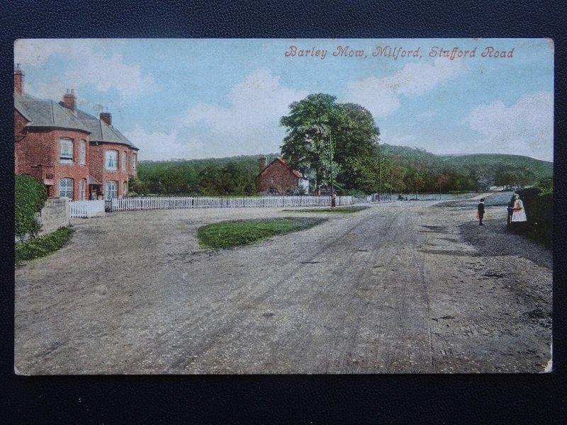 Staffordshire STAFFORD Milford THE BARLEY MOW INN c1907 Postcard by Valentine