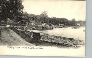 Marblehead MA Peach's Point c1910 Postcard