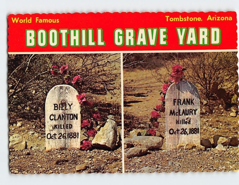 Postcard World Famous Boothill Grave Yard, Tombstone, Arizona