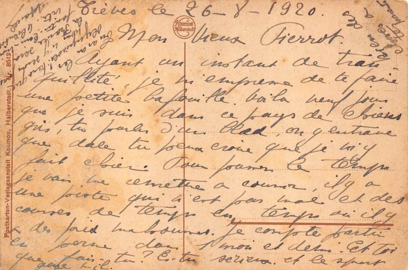 B075 Germany Trier General View vintage postcard