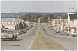 Main Street, Chapais, Quebec, Canada, PU-1985