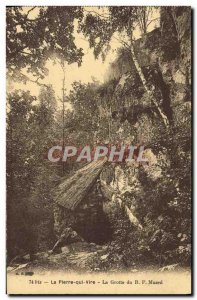 Old Postcard Cave RP Muard La Pierre qui Vire Caves