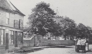 Rainham Post Office in 1890 Essex Postcard