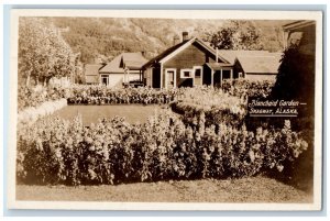 c1910's View Of Blanchard Garden Skagway Alaska AK Antique RPPC Photo Postcard 