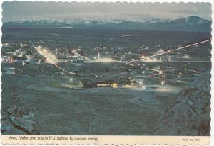Arco, Idaho, first city in U.S. lighted by nuclear energy, unused Postcard