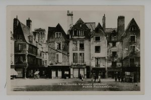 France - Tours. Plumereau Square, Village Houses  RPPC