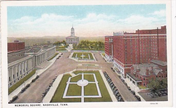 Tennessee Nashville Memorial Square Curteich