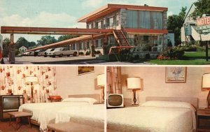 Vintage Postcard 1969 Continental Motel Fairy Street Highway Niagara Fall Canada