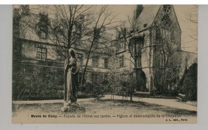 France - Paris. Cluny Museum, Facing the Garden, Gable & Half-Dome of Chapel