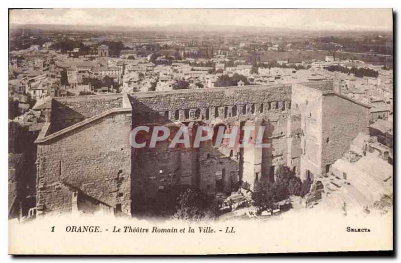 CPA Orange Le Theatre Romain et la Ville 