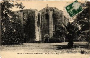 CPA Env. de MONTPELLIER Ruines de Maguelonne (518687)