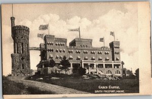 Casco Castle, South Freeport Maine Undivided Back Vintage Postcard A14